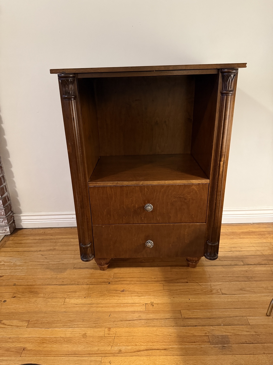 Wooden Cabinet with Two Drawers - photo 2