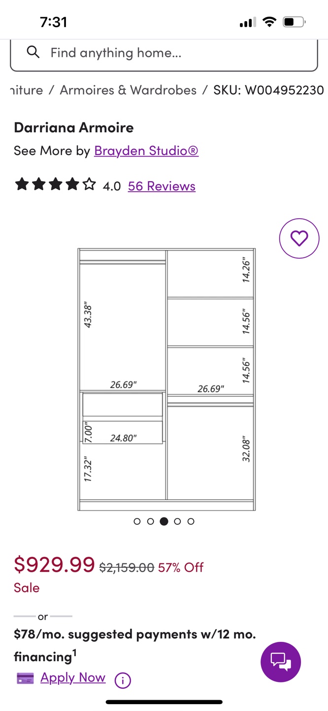 Double wardrobe, Gray - photo 3