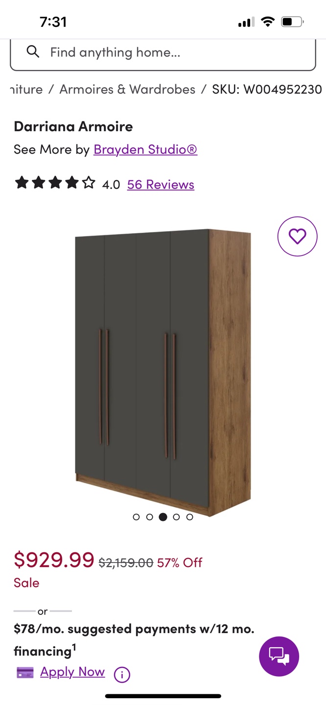 Double wardrobe, Gray - photo 5