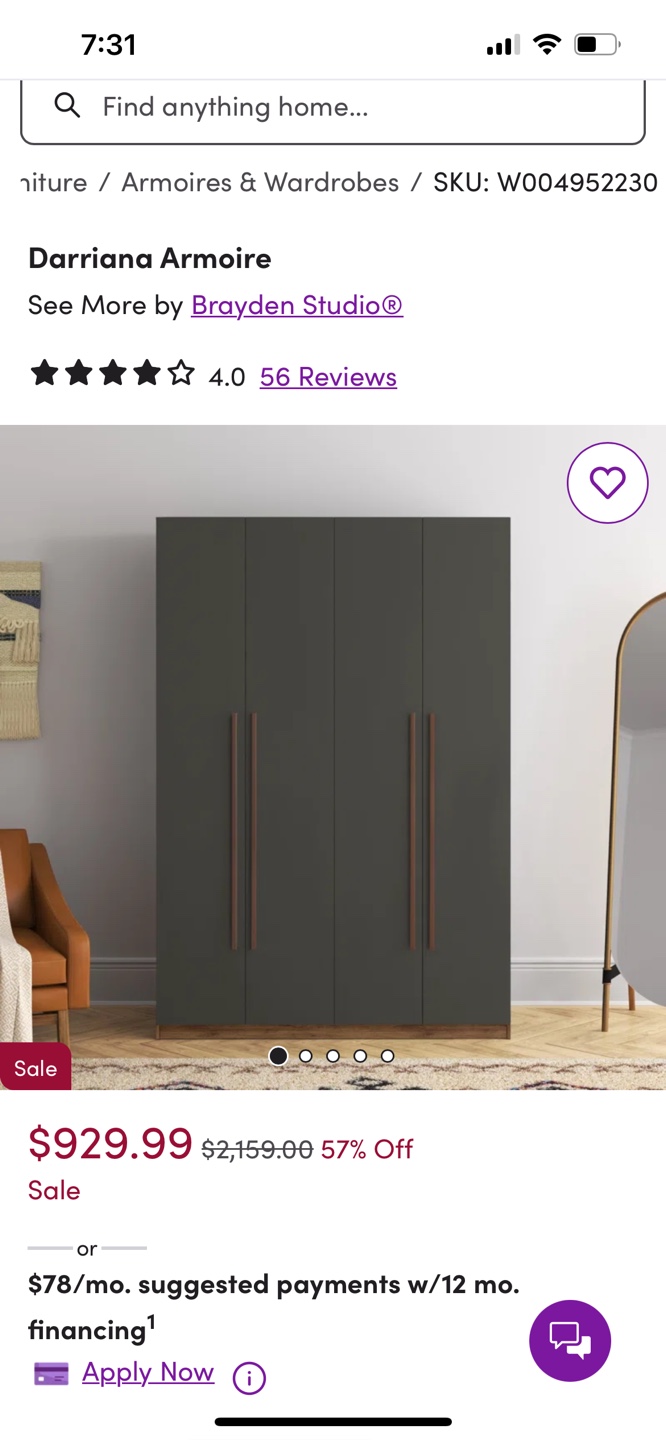 Double wardrobe, Gray - photo 4