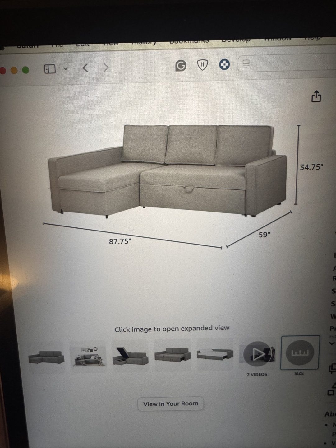 South Shore Sectional Sofa Bed - photo 5
