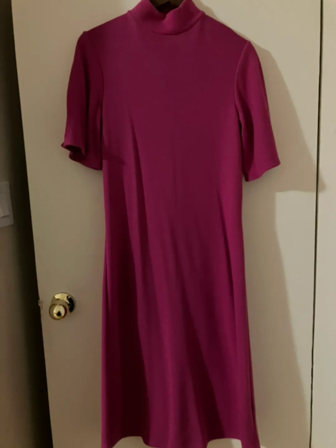 Zara Pink Mock Neck Dress image indicator(3)
