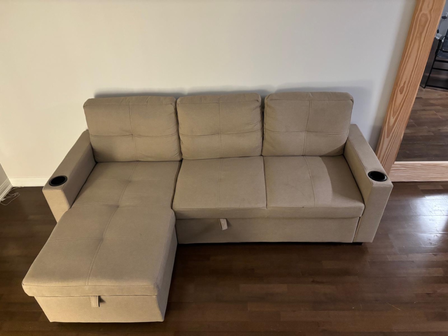 Sectional Sofa bed with Storage - photo 3