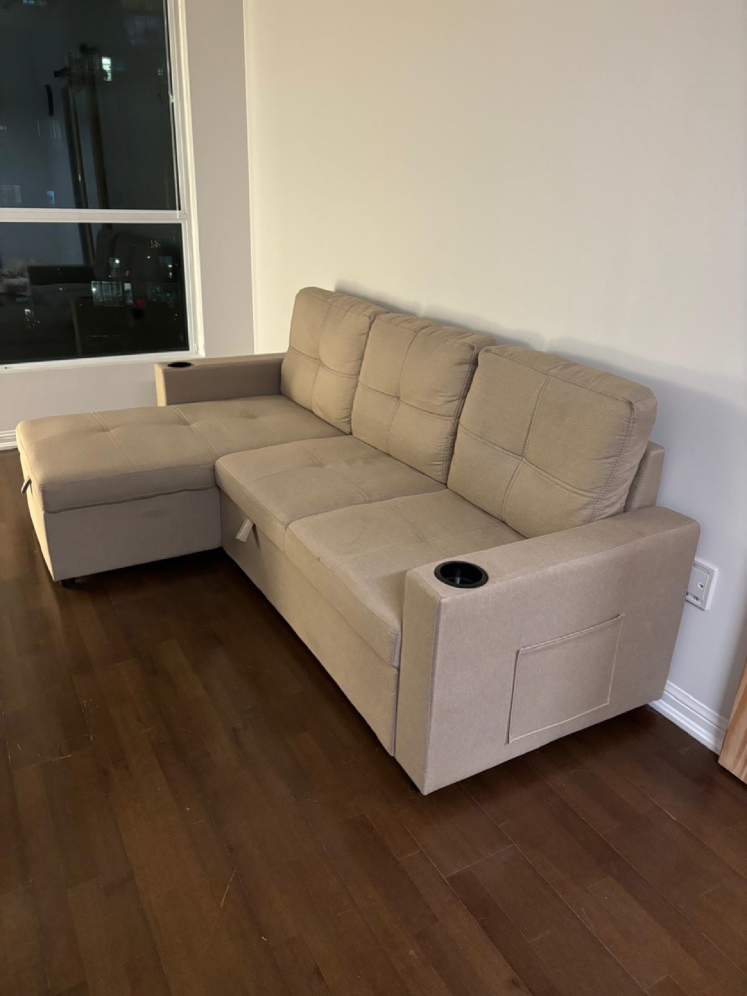 Sectional Sofa bed with Storage - photo 5