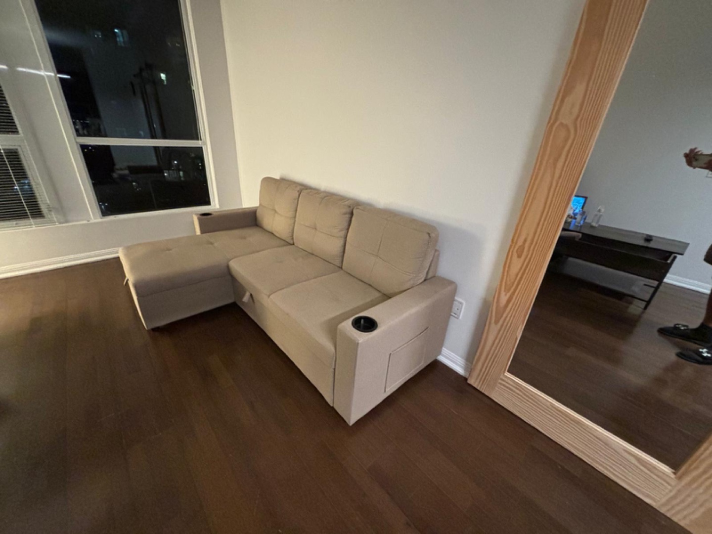 Sectional Sofa bed with Storage