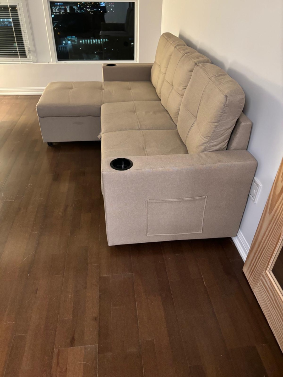 Sectional Sofa bed with Storage - photo 4