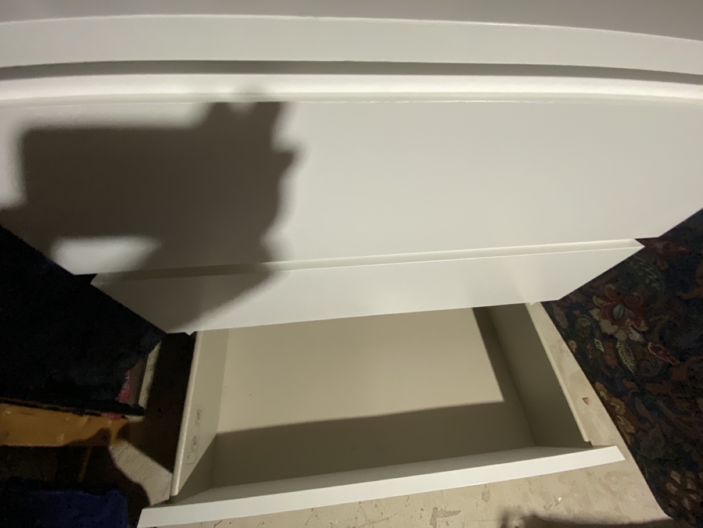 IKEA Malm White 3 Drawer Dresser - photo 3