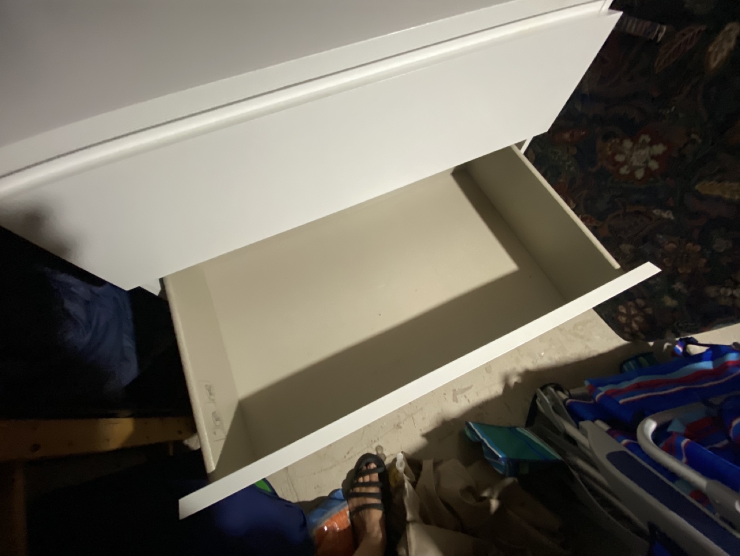 IKEA Malm White 3 Drawer Dresser - photo 4