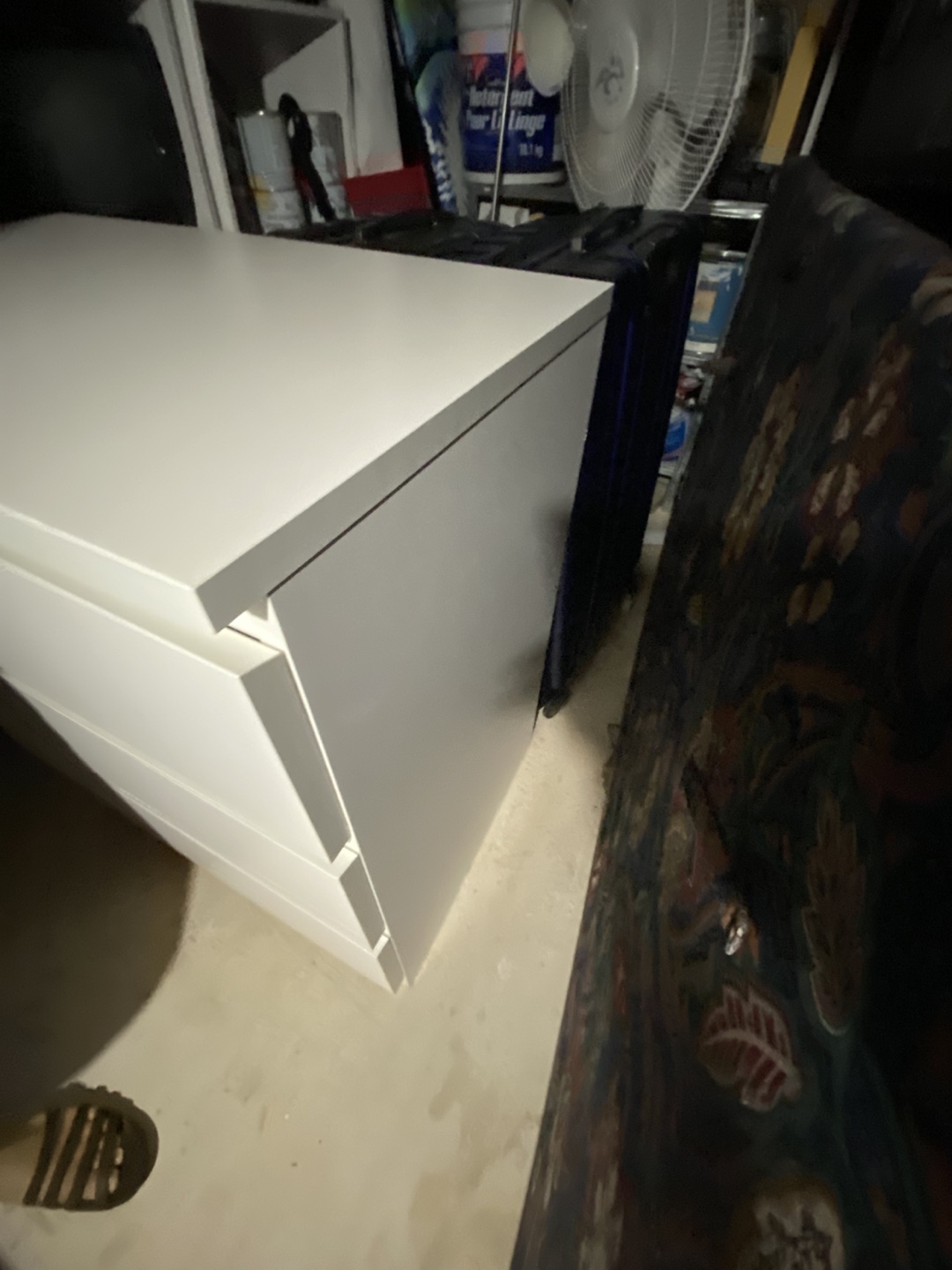 IKEA Malm White 3 Drawer Dresser - photo 2