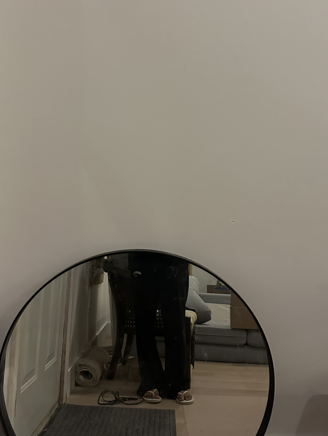 IKEA full length circle mirror - photo 2