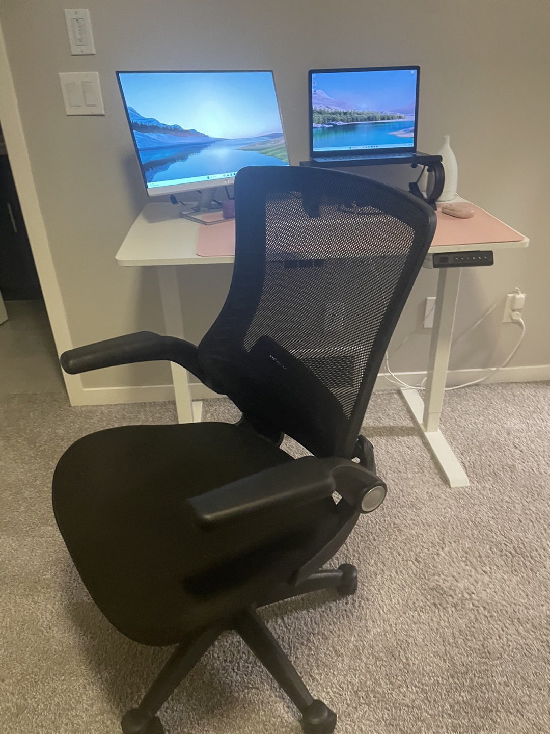 Office Chair with Mesh Back