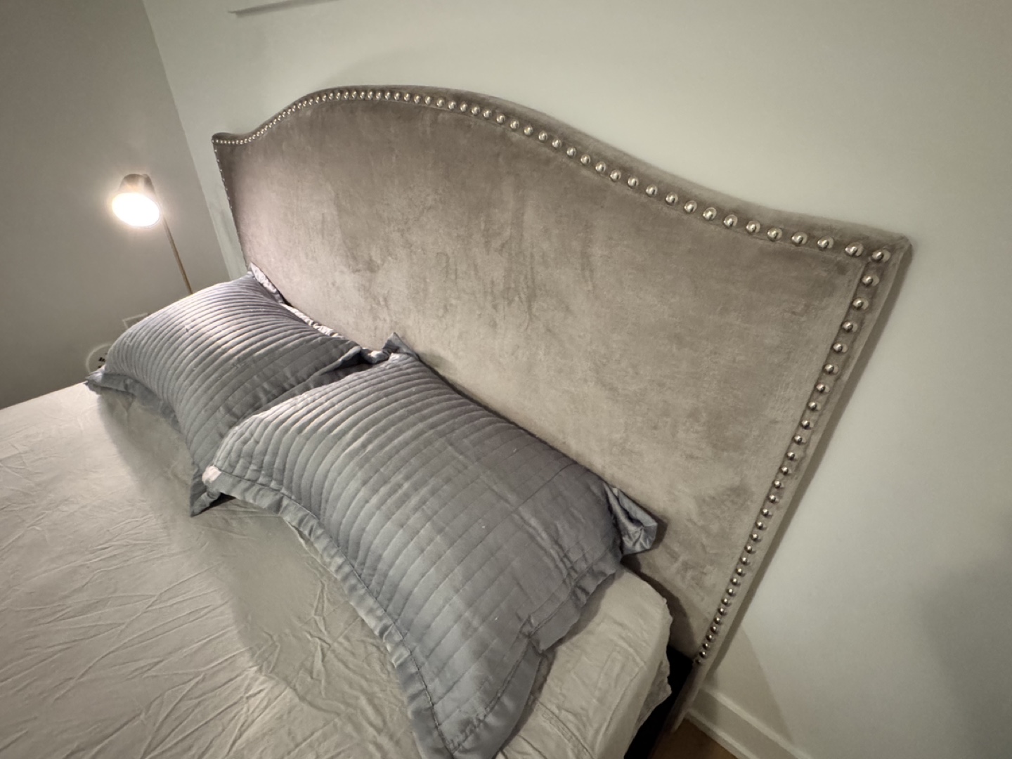 Queen-Sized Bed Frame with Headboard and Storage Drawers