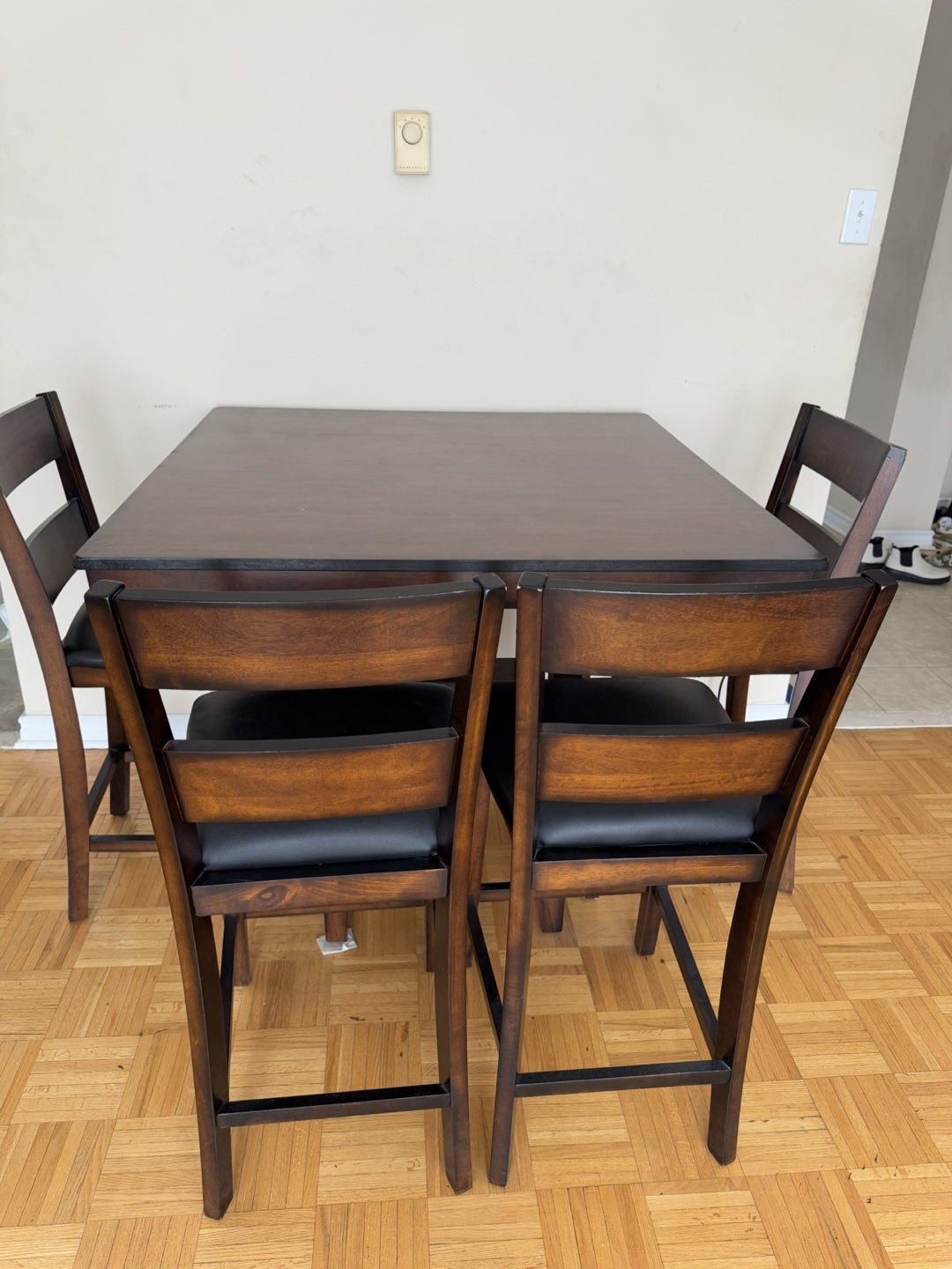Dining Table Set with 4 Chairs