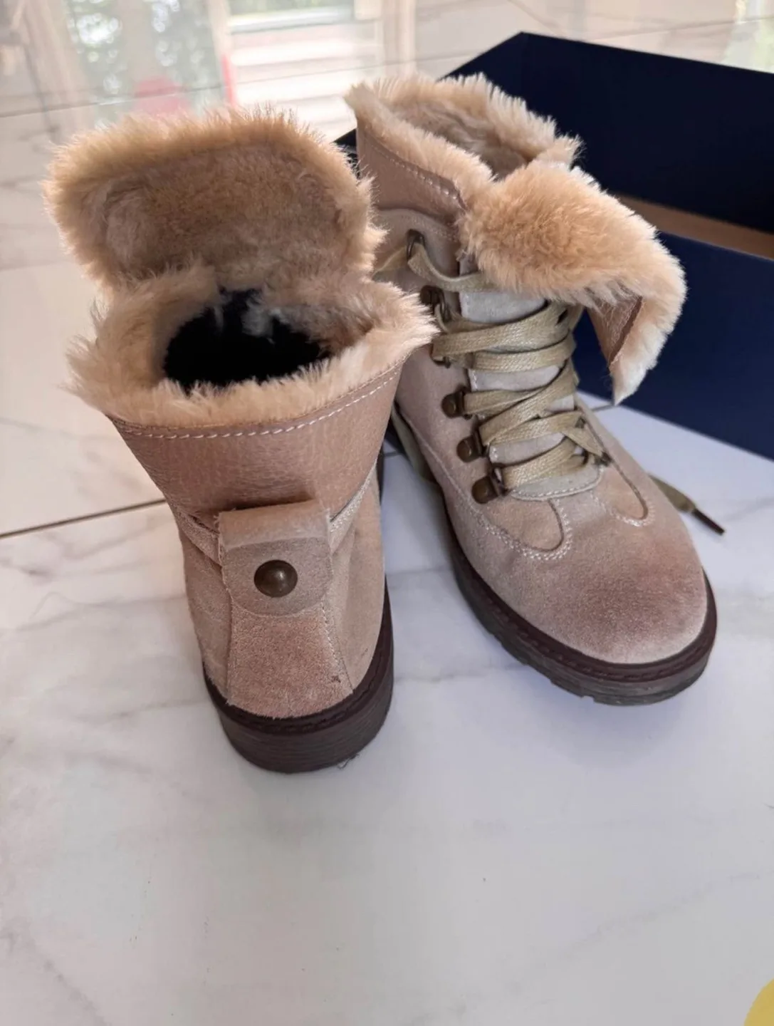 Suede and Fur Trimmed Winter Boots image indicator(3)