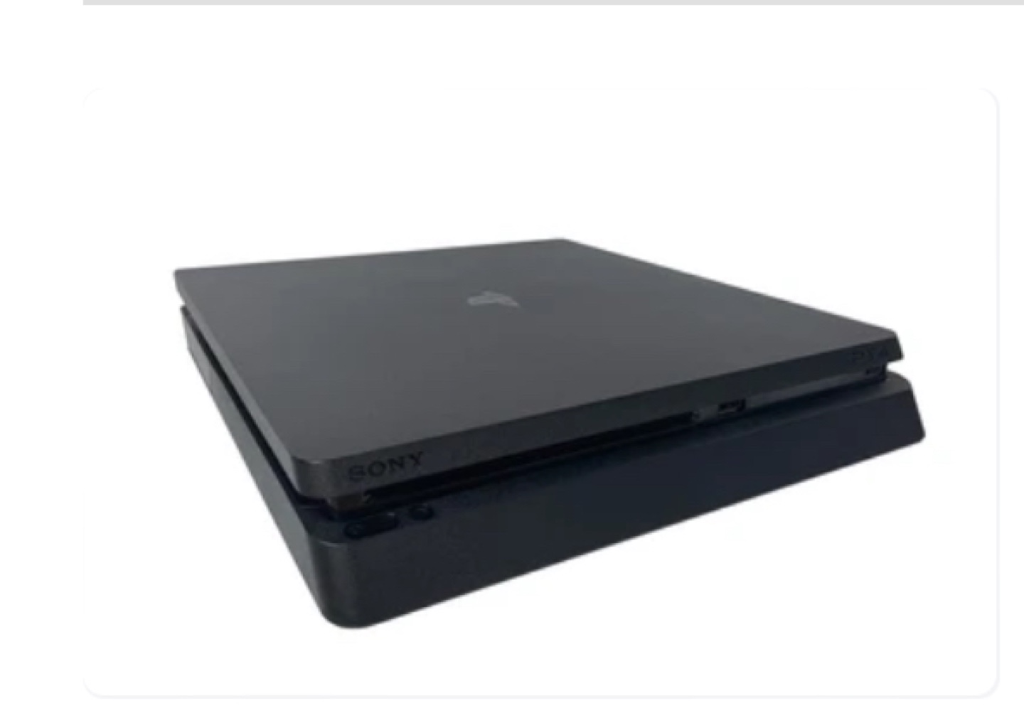 PS4 Slim Black Console (no controllers) 2 Games