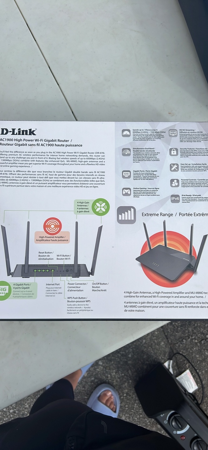 D-Link AC1900 High Power Wi-Fi Gigabit Router DIR-878 - photo 2