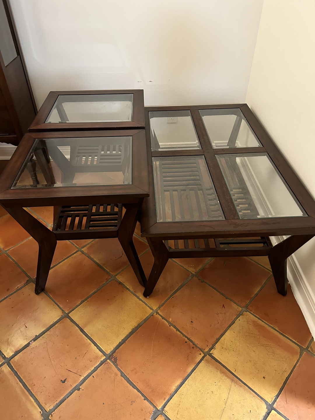 Matching Coffee table and 2 side tables