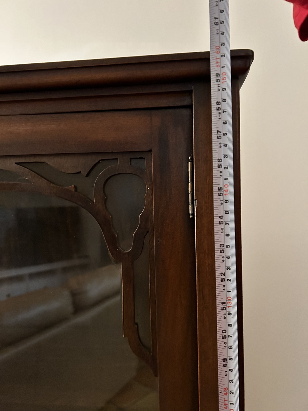 Antique Glass Door Cabinet - photo 4
