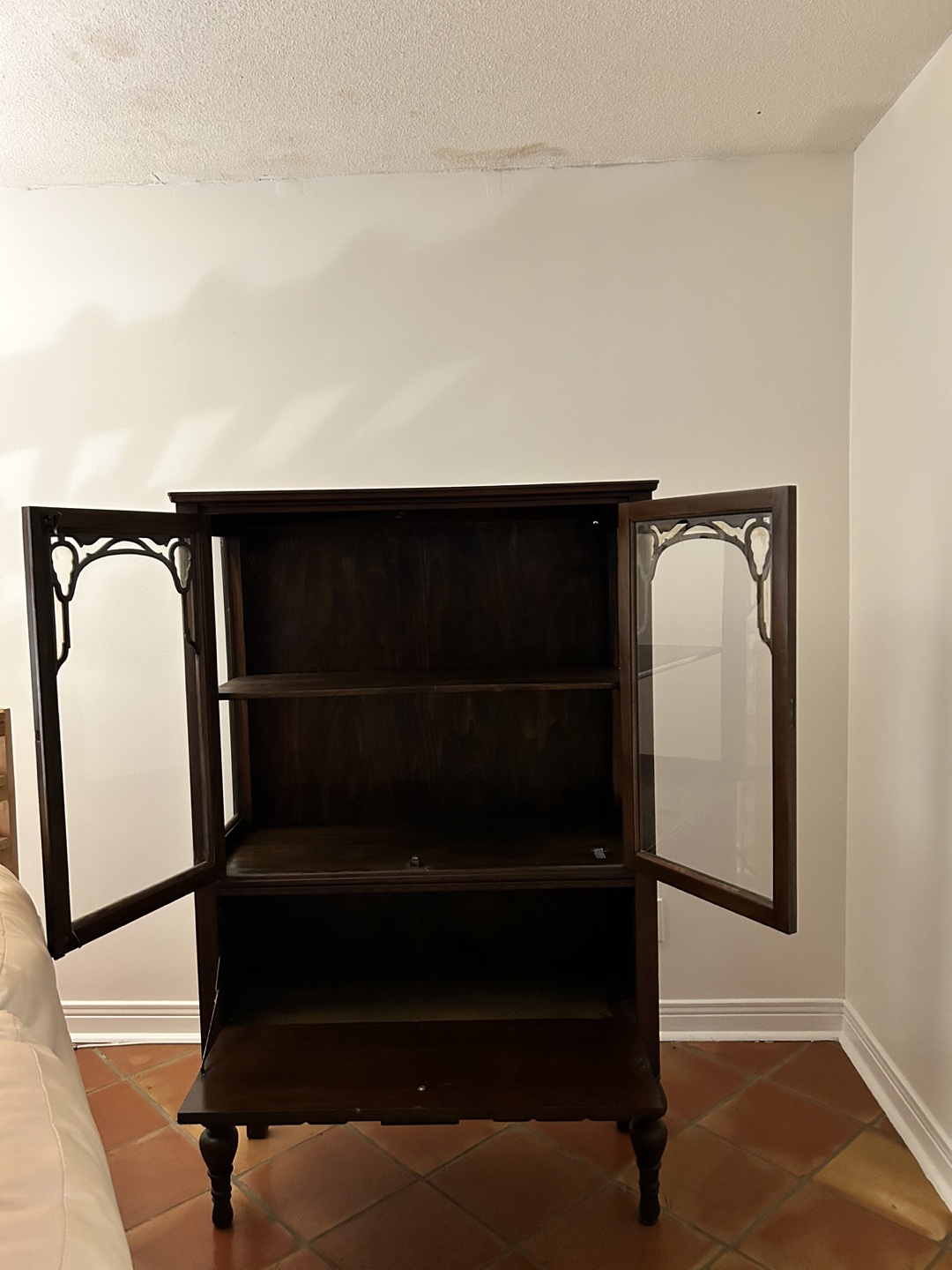 Antique Glass Door Cabinet - photo 2