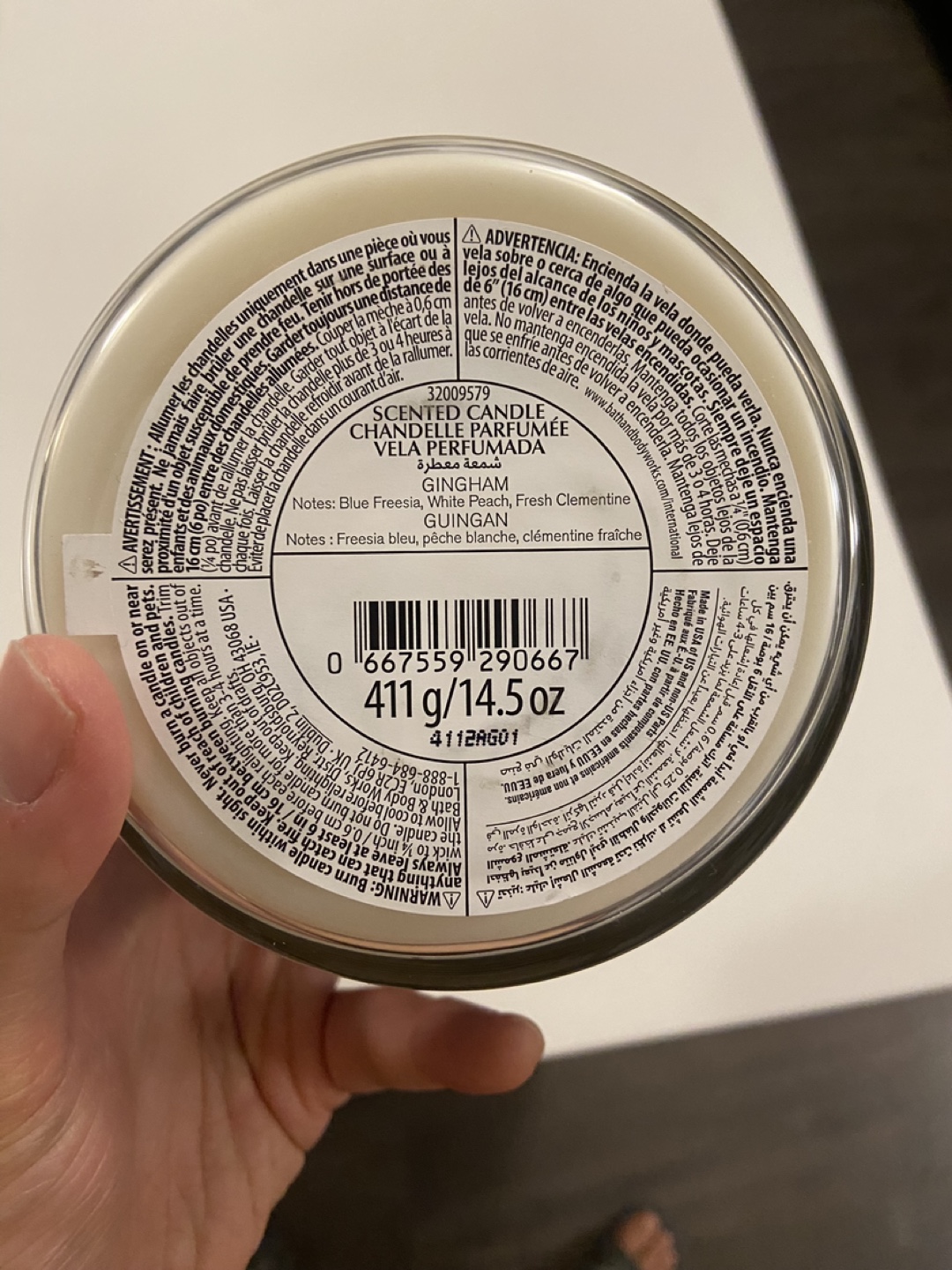 Bath & Body Works Gingham Scented Candle - photo 4