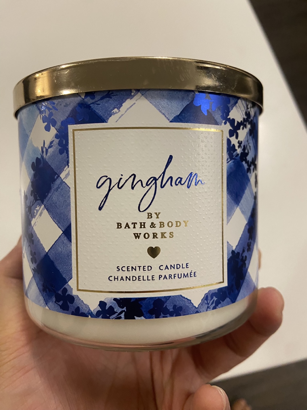 Bath & Body Works Gingham Scented Candle