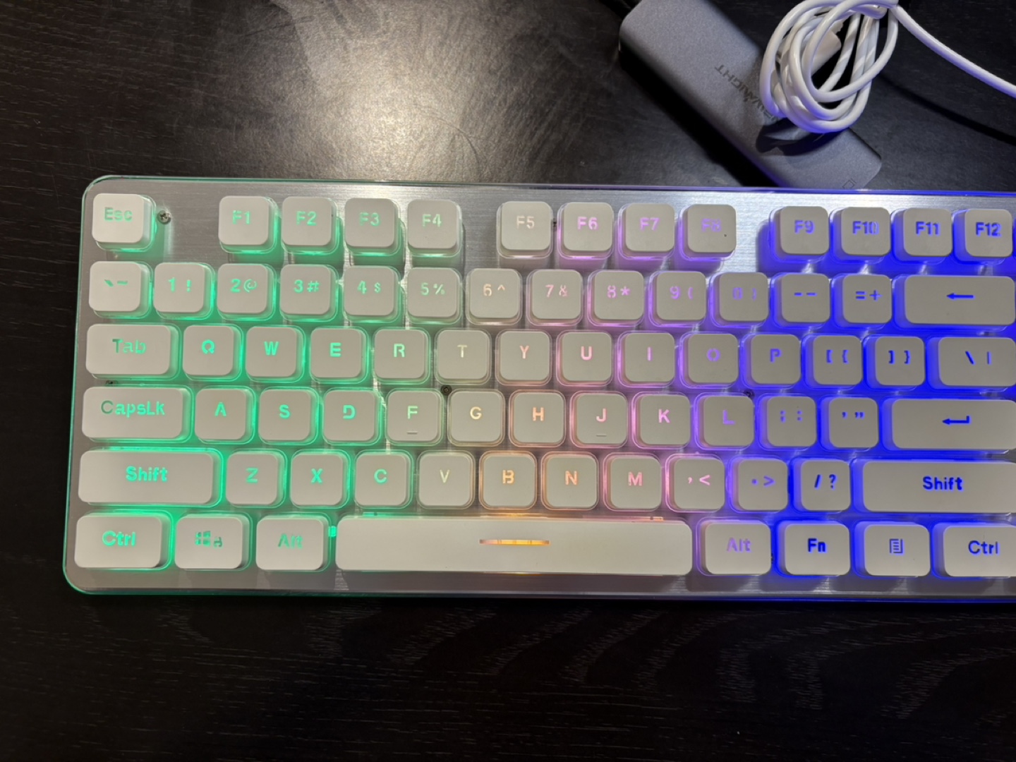 LANGTU Membrane Gaming Keyboard, Rainbow LED Backlit - photo 3