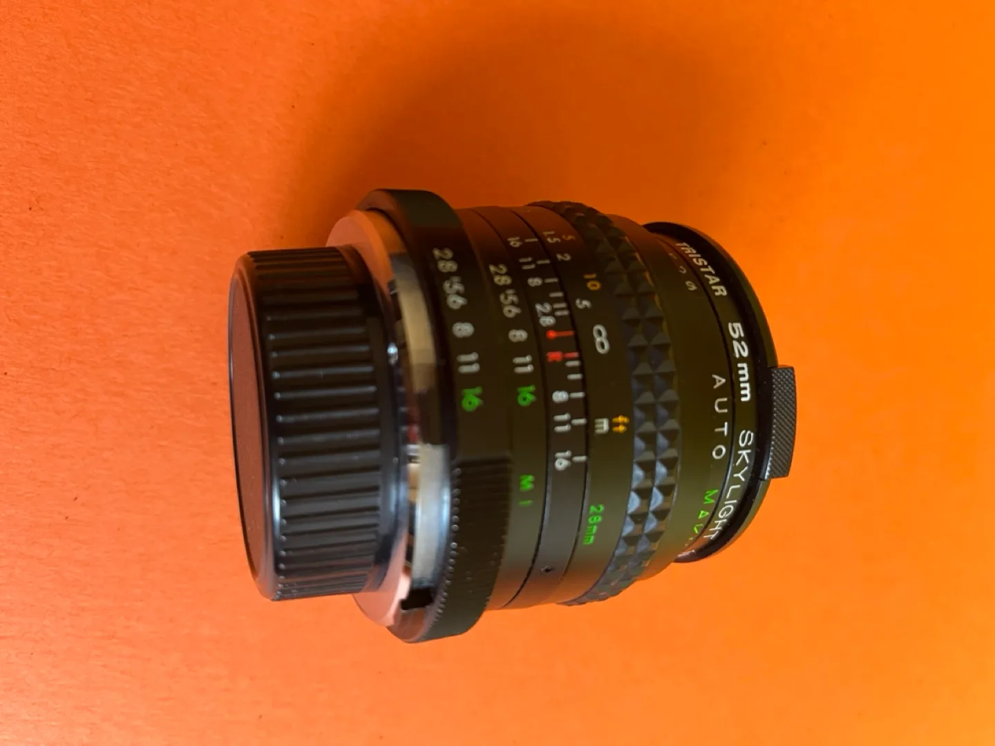 Makinon Auto 52mm 1:2.8 f/2.8 Multi-Coated Lens w/ Caps image indicator(4)