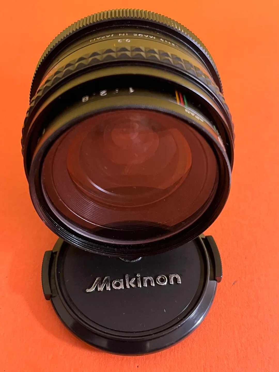 Makinon Auto 52mm 1:2.8 f/2.8 Multi-Coated Lens w/ Caps image indicator(2)