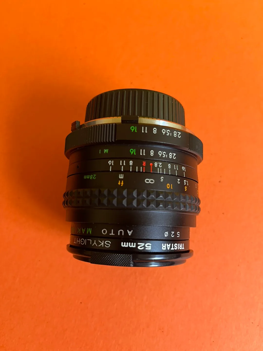 Makinon Auto 52mm 1:2.8 f/2.8 Multi-Coated Lens w/ Caps image indicator(5)