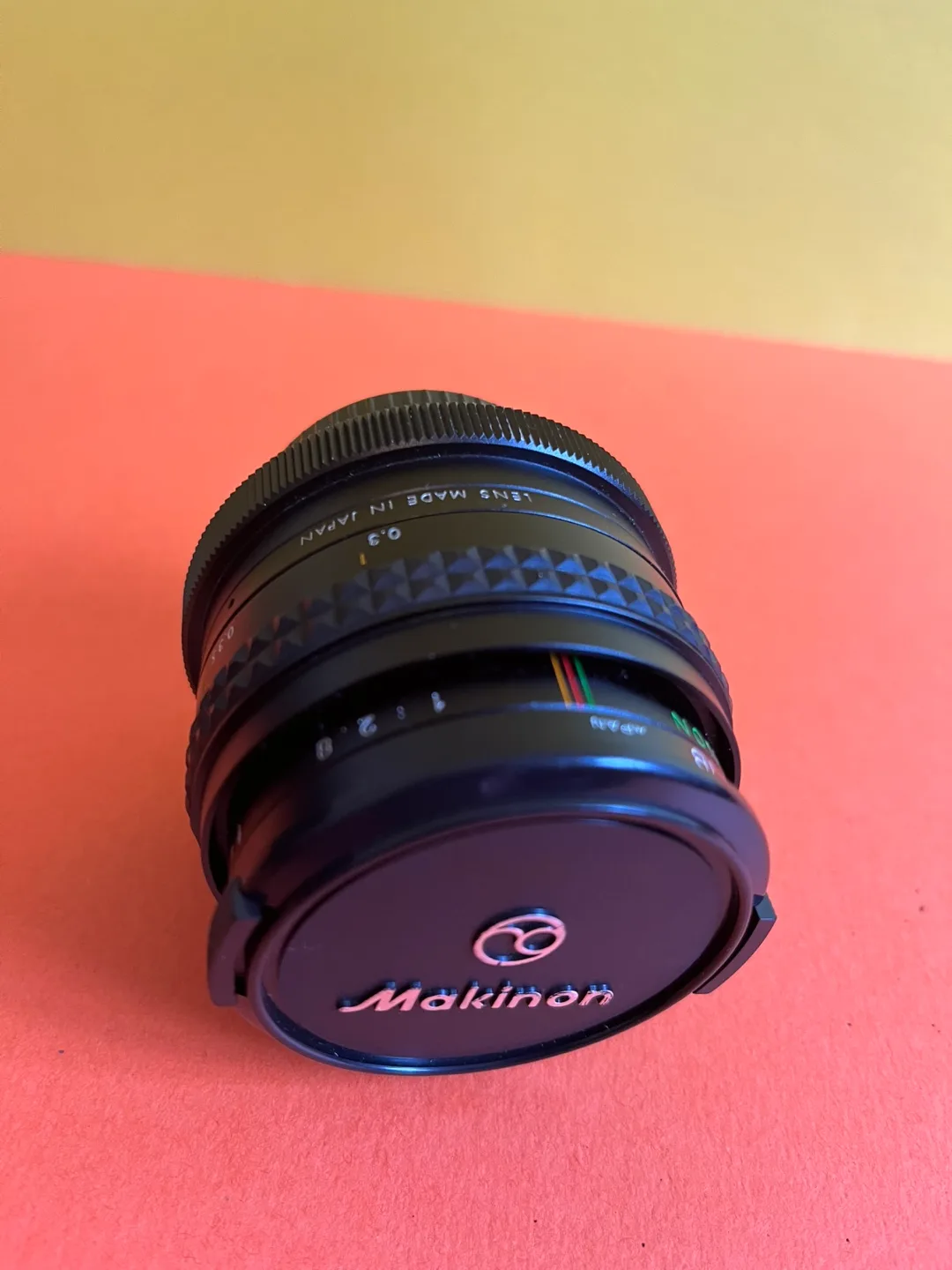 Makinon Auto 52mm 1:2.8 f/2.8 Multi-Coated Lens w/ Caps image indicator(6)