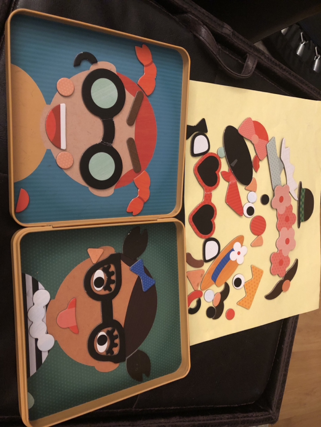 Funny Faces On-the-Go Magnetic Play Set - photo 2