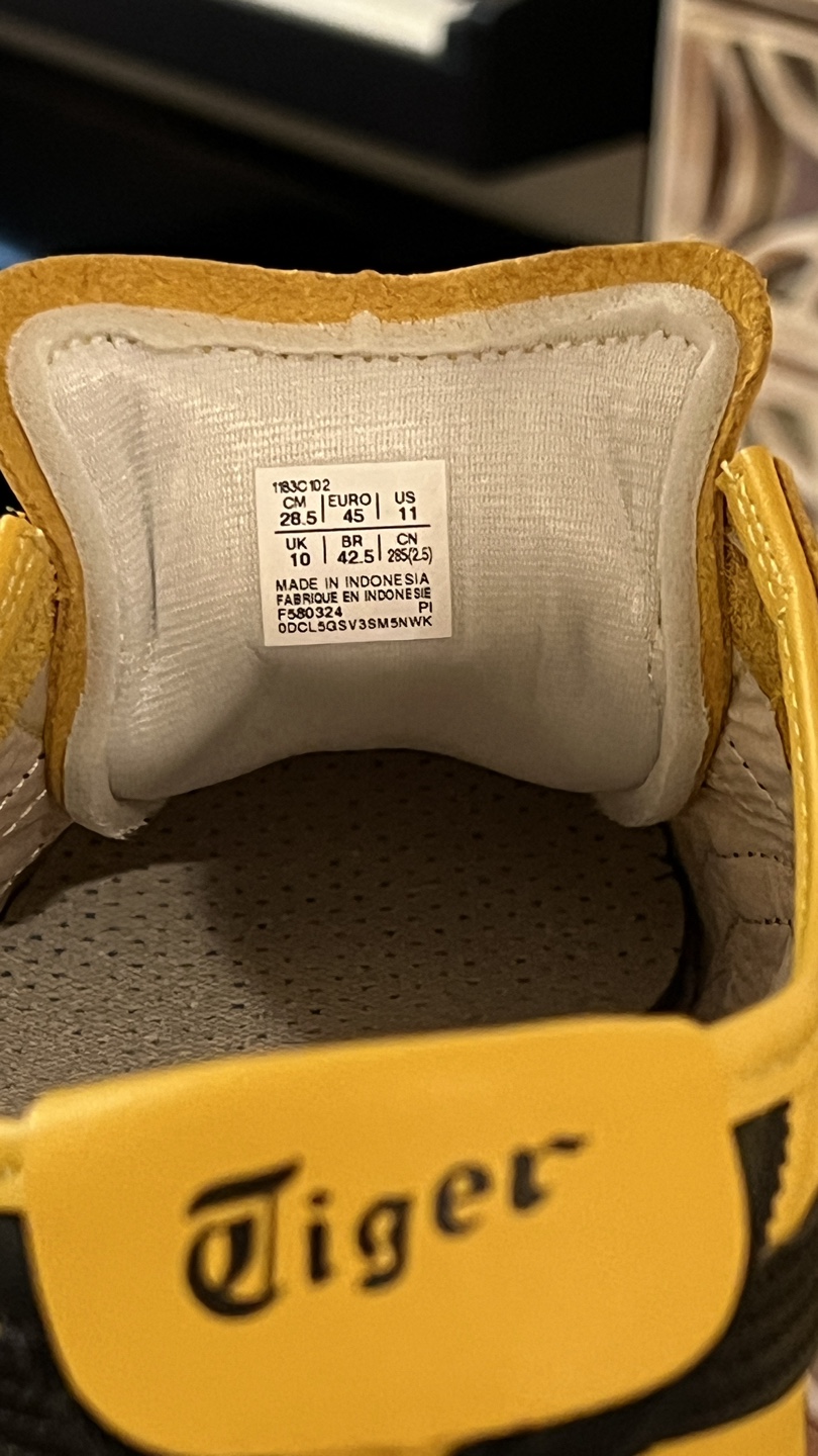 Brand New Onitsuka Tiger Mexico 66 - Yellow Black “Bill Kill” - photo 2