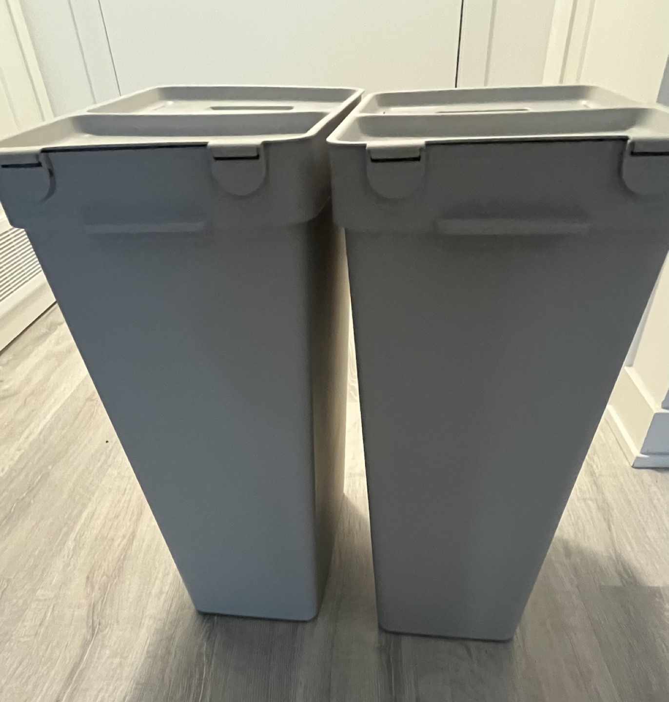 IKEA Trash can with lid, 35L × 2