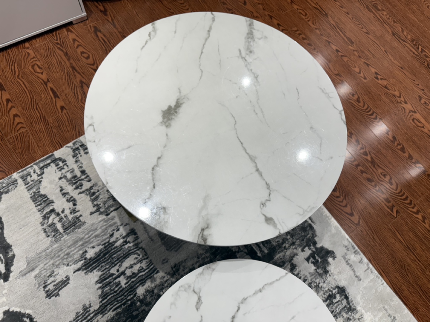 Marble Top Coffee Table Set - photo 3