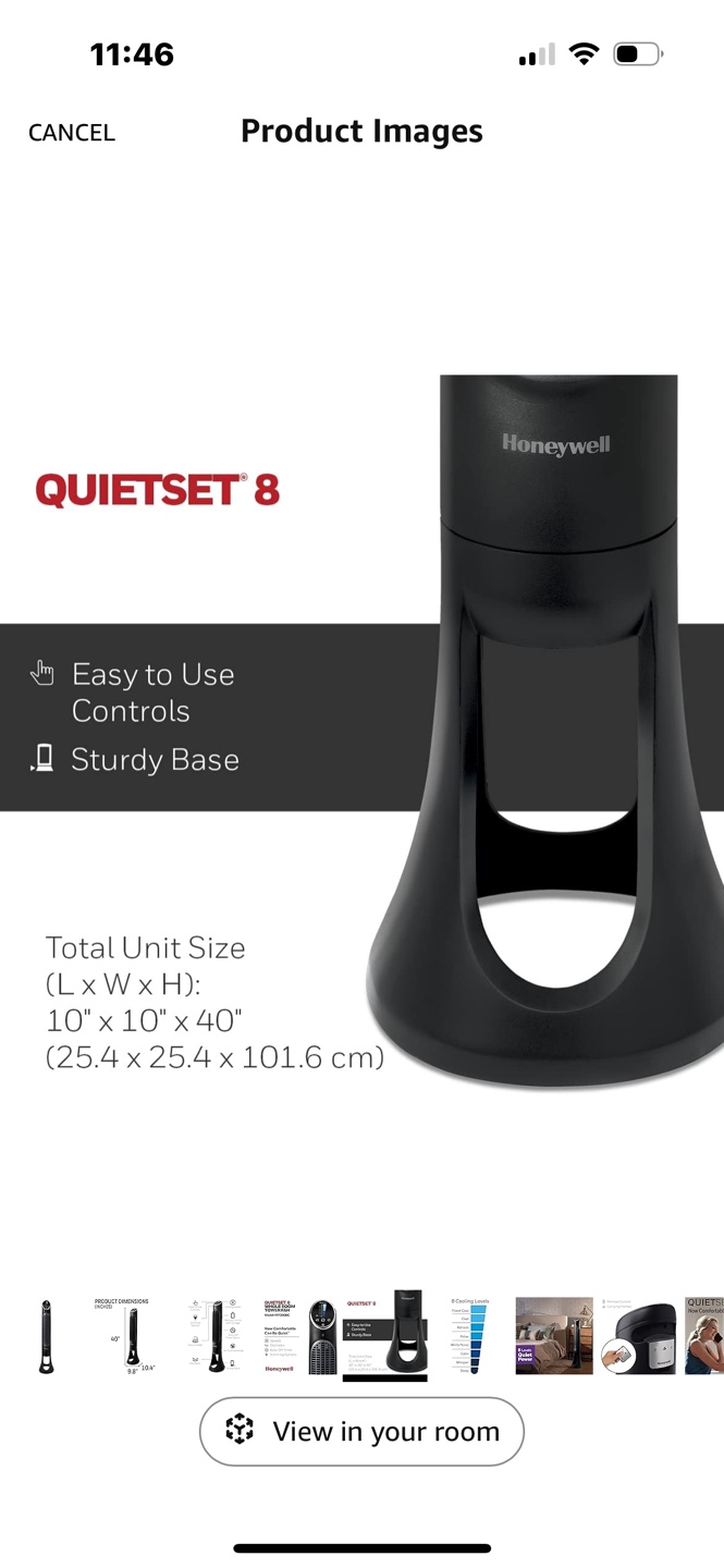 Honeywell QuietSet 40 inch Tower Fan - photo 3