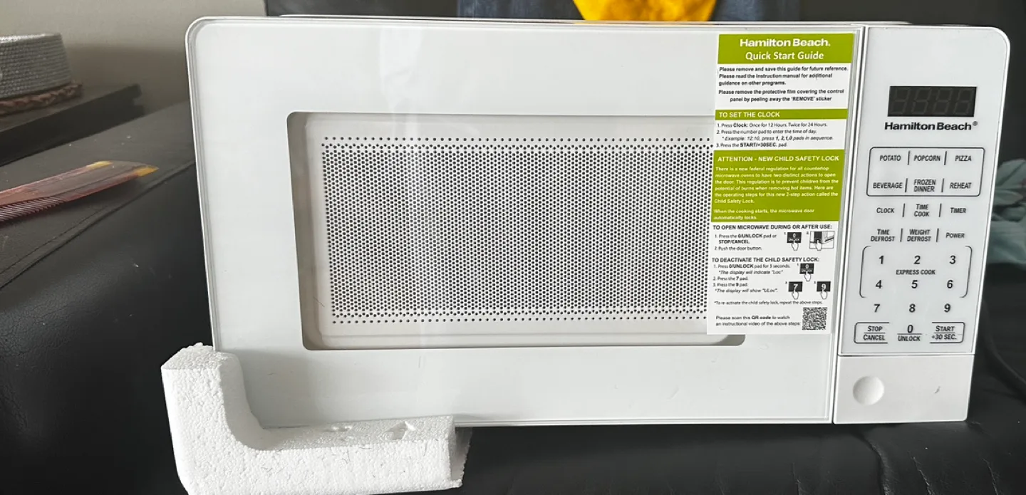 Hamilton Beach Microwave image indicator(3)