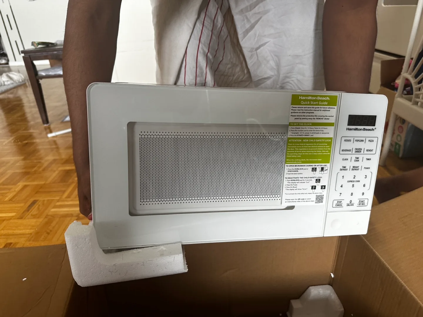 Hamilton Beach Microwave image indicator(4)