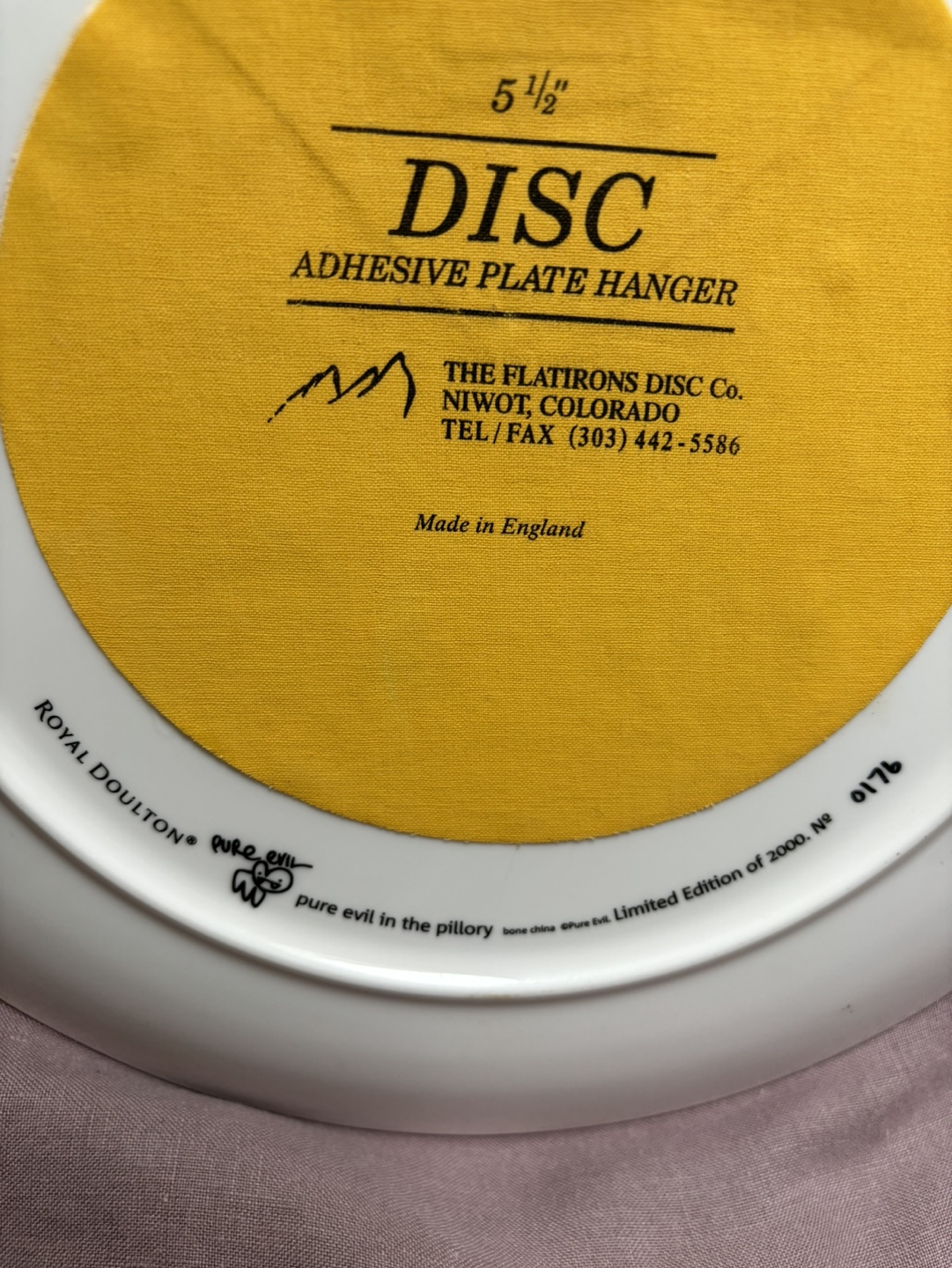 Royal Doulton ‘Pure Evil’ ltd edition plates, 2 - photo 4