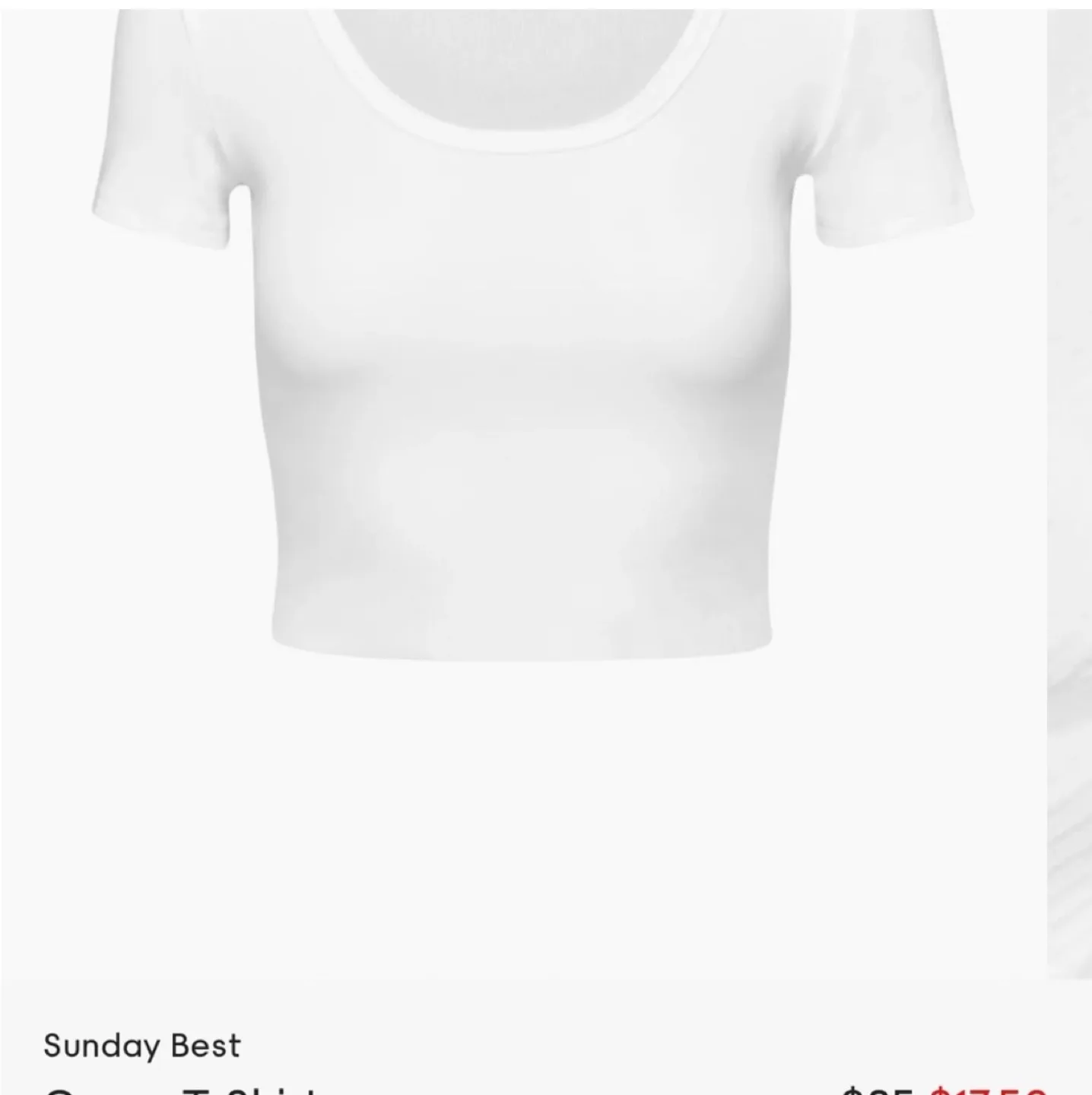 Aritzia | Sunday Best Button Up Crop Top image indicator(6)