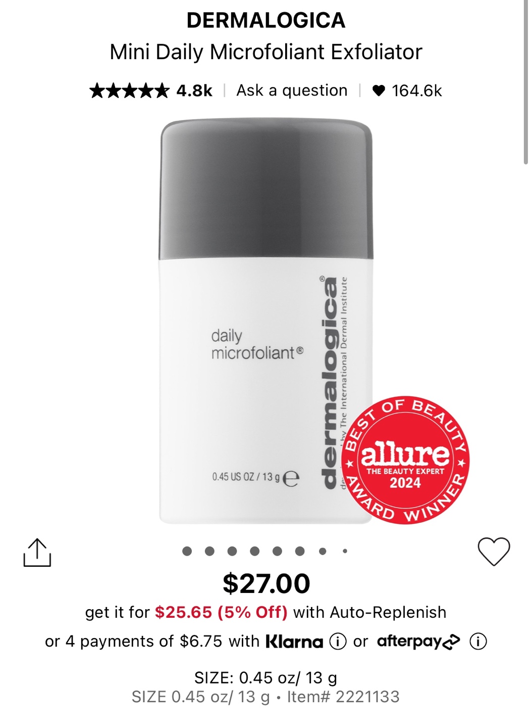 Dermalogica Daily Microfoliant - Mini Size