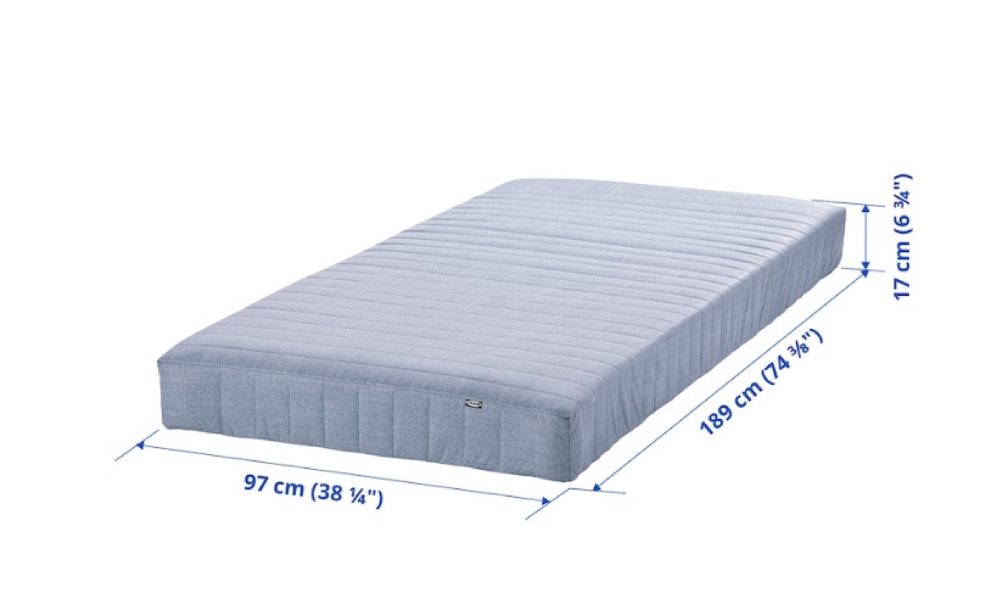 IKEA VADSÖ Twin Mattress - moving-out sale - photo 3