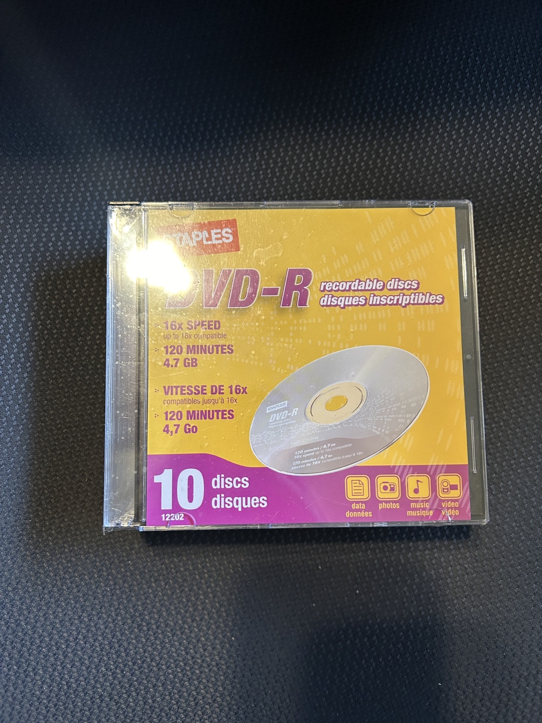 Staples DVD-R 10 Pack #freecycle