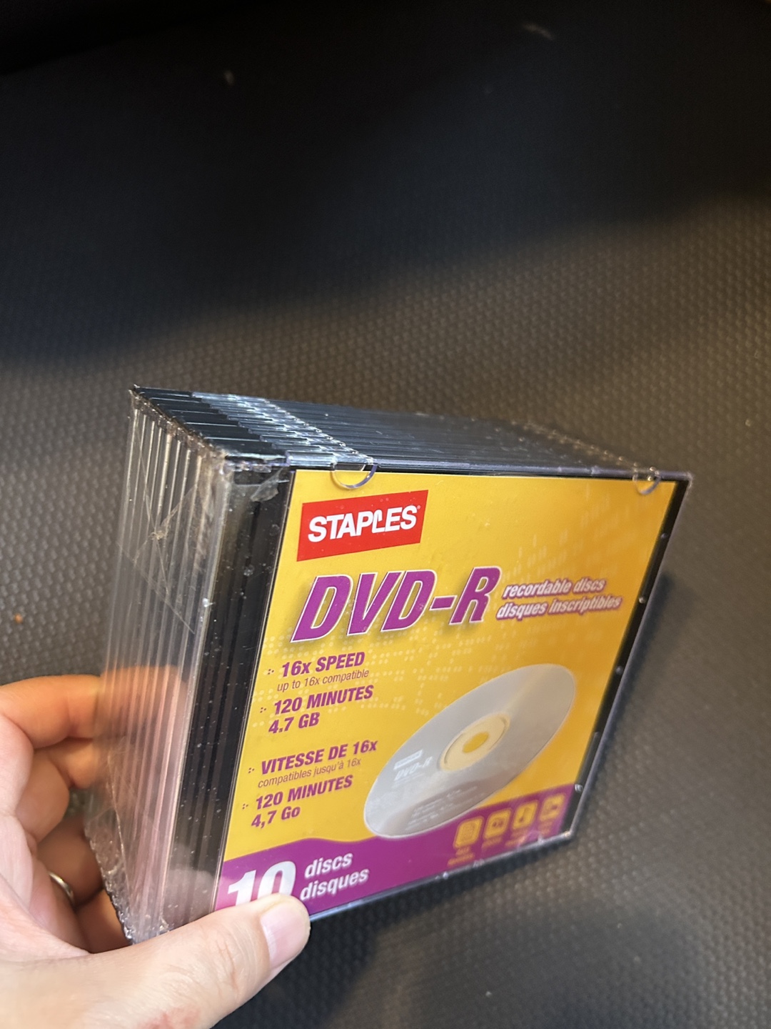 Staples DVD-R 10 Pack #freecycle - photo 2