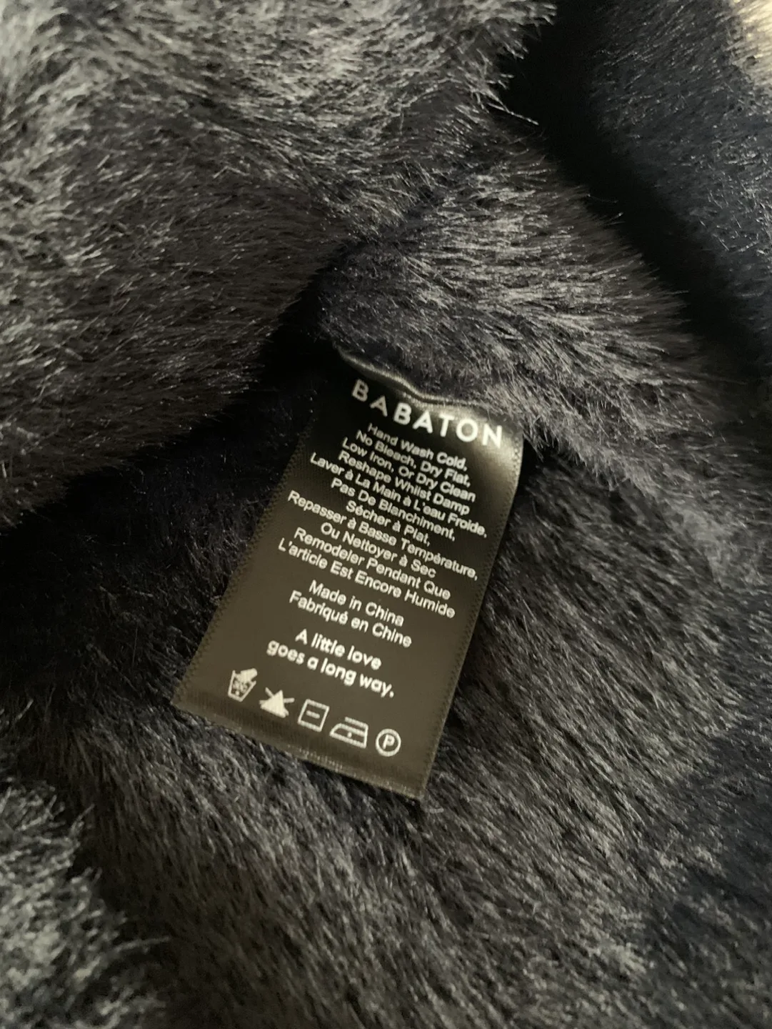 Babaton Fitted Fuzzy Black Sweater image indicator(4)