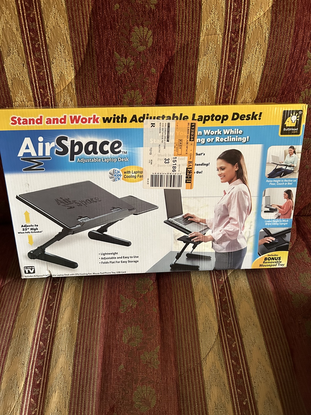 AirSpace Adjustable Laptop Desk