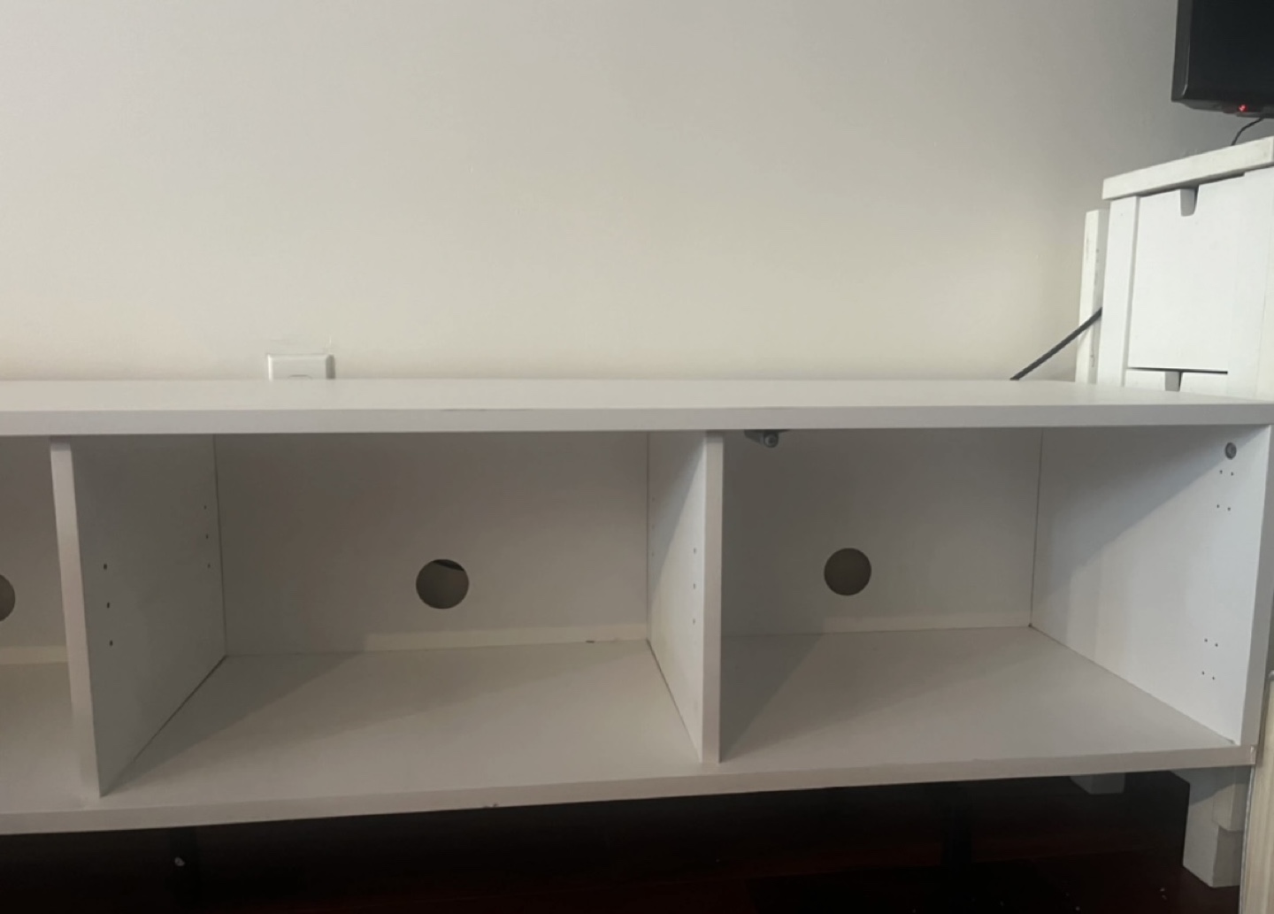 White Entertainment Center/ TV stand for living room - photo 2
