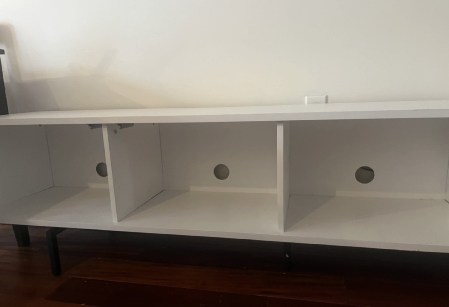 White Entertainment Center/ TV stand for living room - photo 3