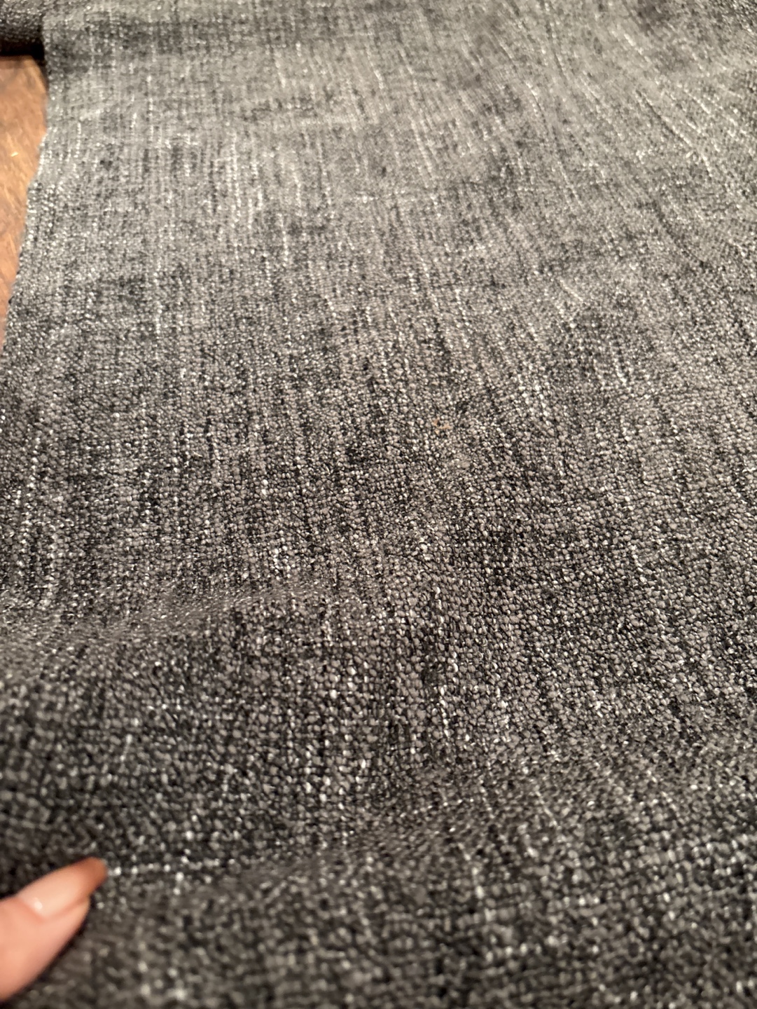 Gray Knit Throw Blanket - photo 2