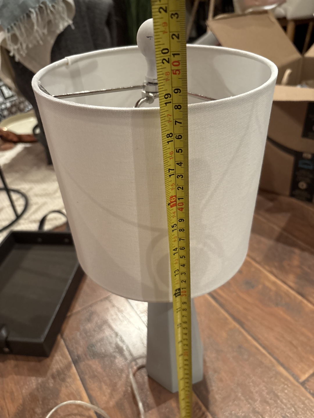 Gray Table Lamp - photo 4