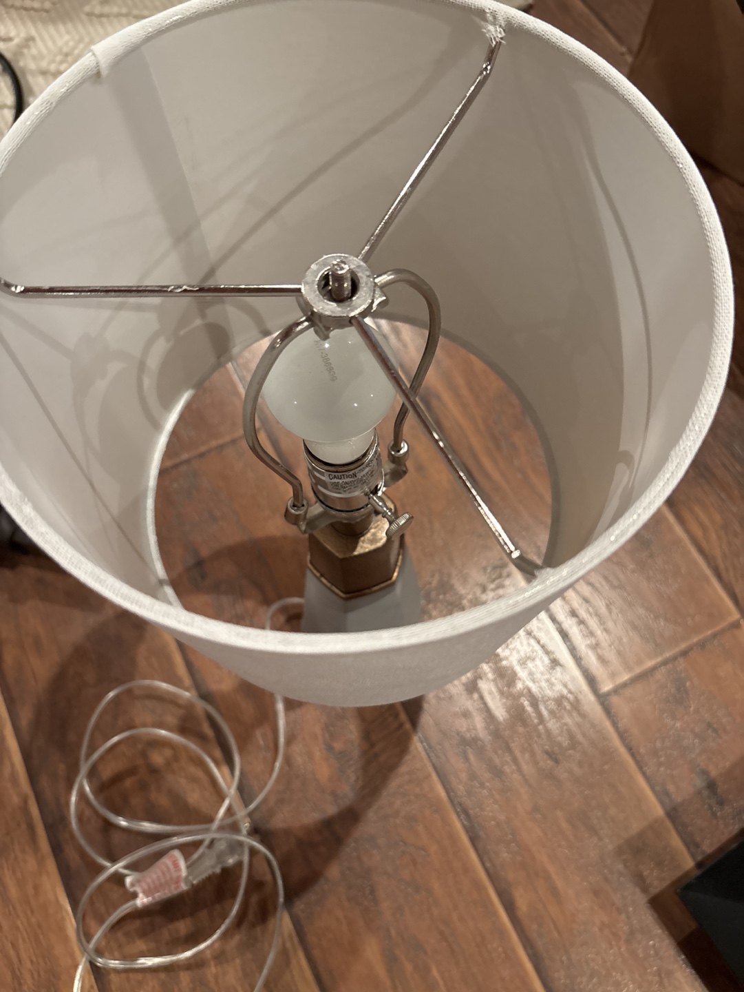 Gray Table Lamp - photo 2